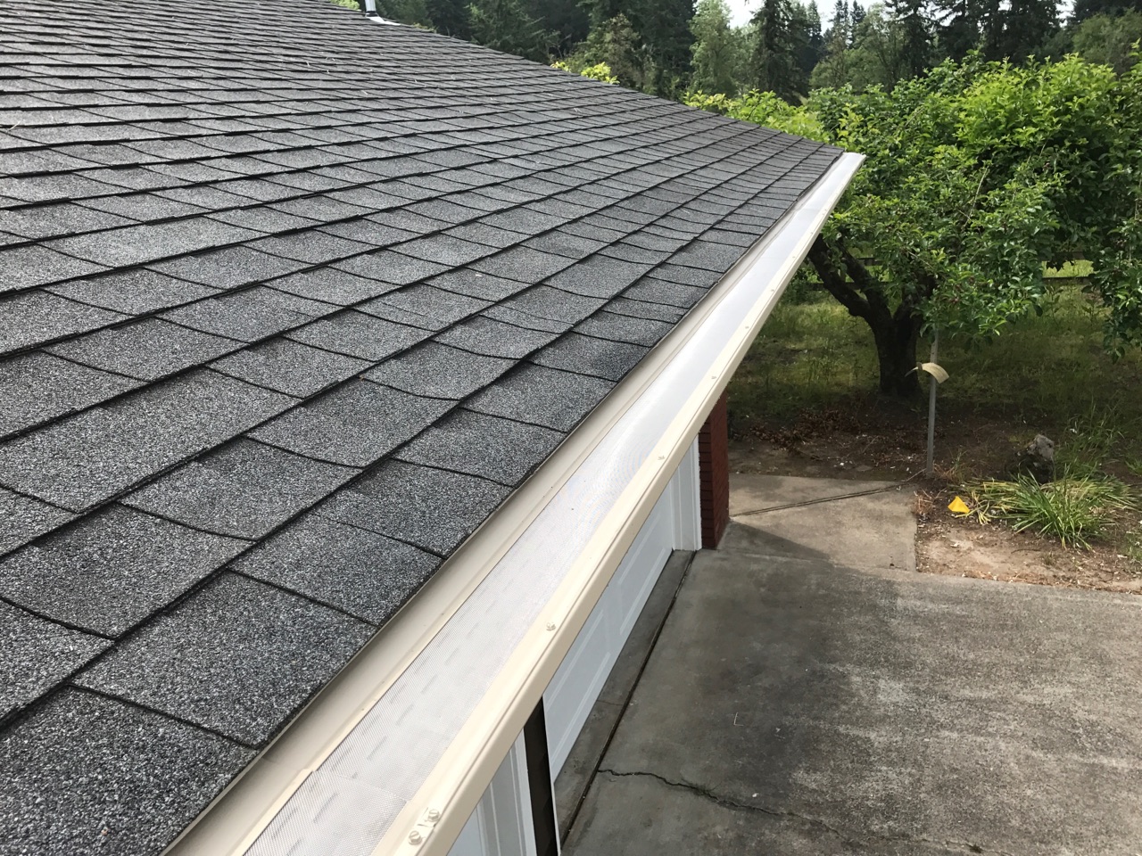 Recent gutter project detail